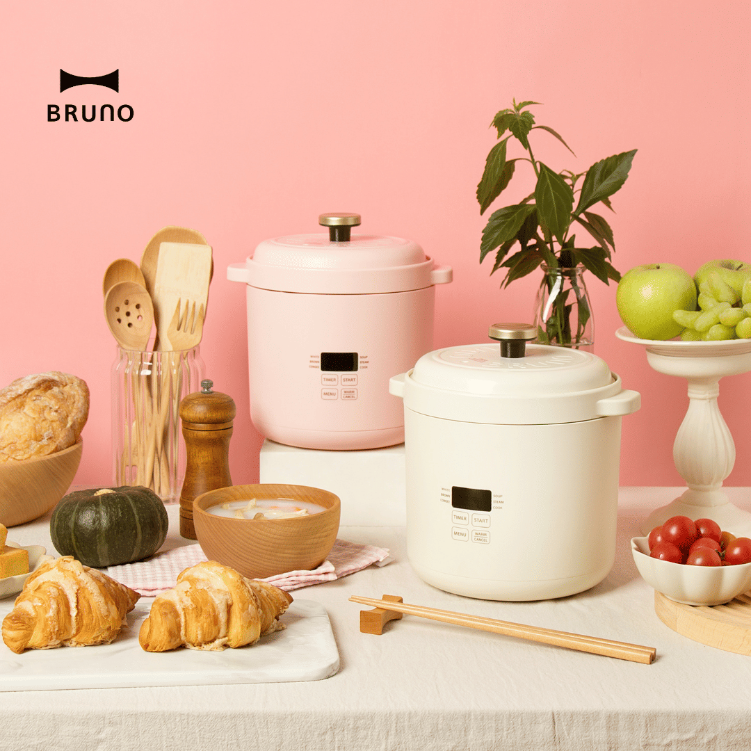 หม้อหุงข้าว อเนกประสงค์ BRUNO MULTI-FUNCTION MINI RICE COOKER BOE127-IV สีชมพู_9